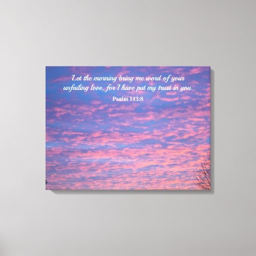 Psalm 1438 Wrapped Canvas
