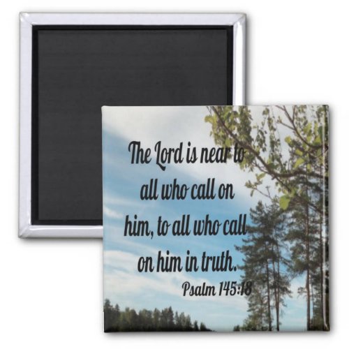 Psalm 14518 magnet