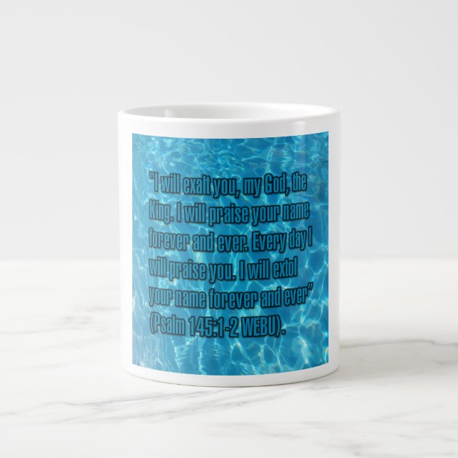 Psalm 145:1-2 WEBU Mug (Front)