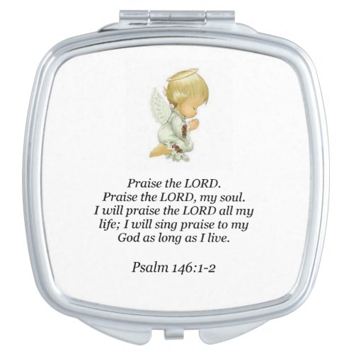 Psalm 1461_2 Square Compact Mirror