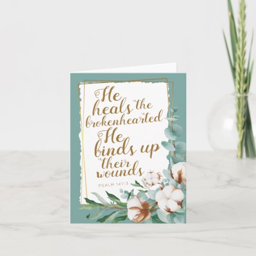 Psalm 1473 Encouragement JW Folded Card