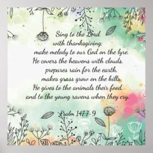 Psalm 147  poster
