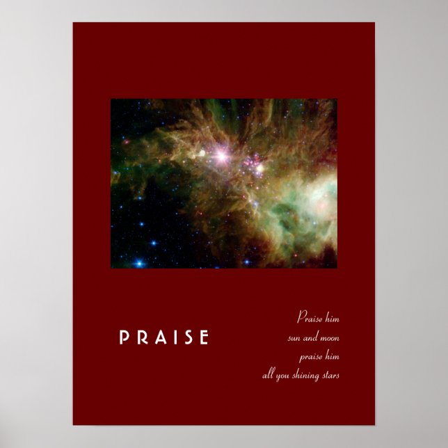 Psalm 148:3 poster (Front)