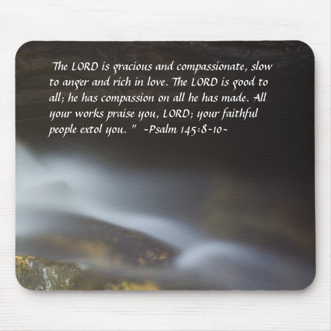 Psalm 148:8-10 Silky Water Mousepad (Front)