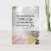 Psalm 16:11 You will show me the Path of Life