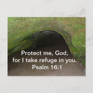 PSALM 16:1 POSTCARD