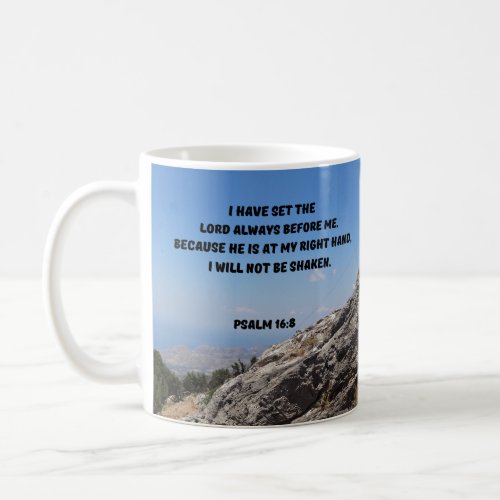 Psalm 168 Christian Bible Verse Coffee Mug