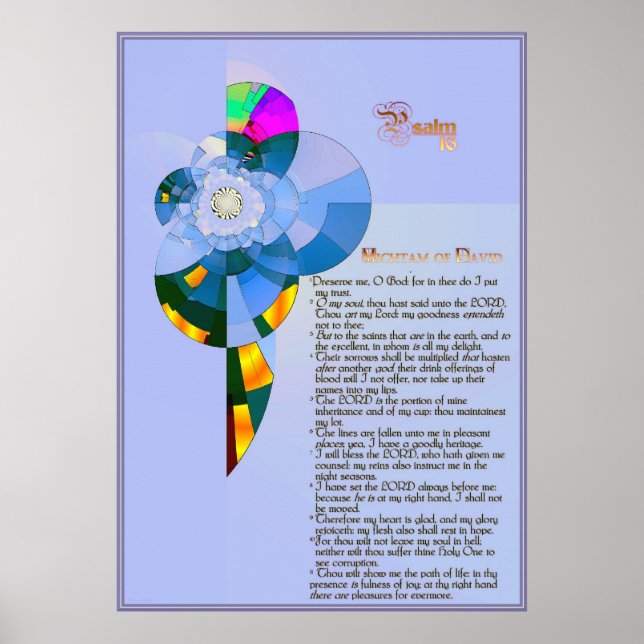 Psalm 16. poster (Front)