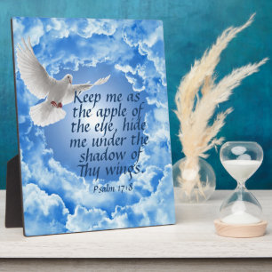 Psalm 17:8 plaque