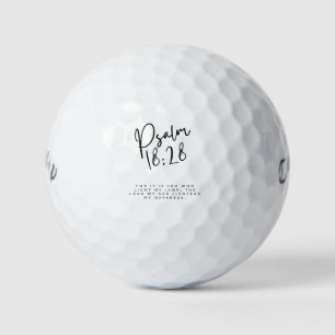 “Psalm 18:28 – For it is You who light my lamp” ✨ Golf Balls