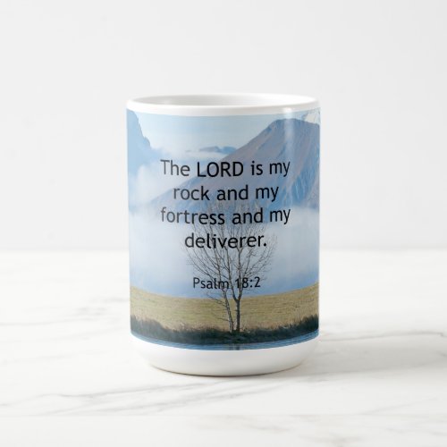 Psalm 182 Bible Verse  Coffee Mug