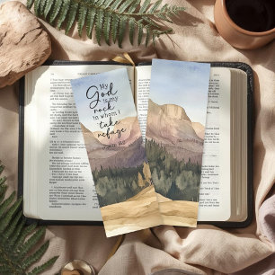 Psalm 18:2 My God is My Rock Christian Scripture Bookmarks