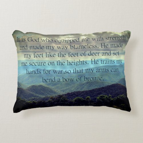 Psalm 1832_34  accent pillow