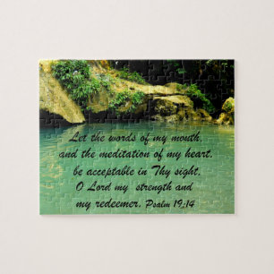Psalm 19:14 jigsaw puzzle