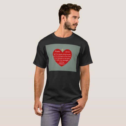 Psalm 19:14 T-Shirt | Zazzle