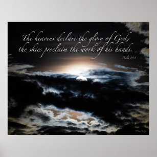 Psalm 19:1 Vinyl Wall Decal by Wild Eyes Signs The Heavens Declare the  Glory of God, The Skies Work of His Hands, Bible Verse Wall Lettering,  Church