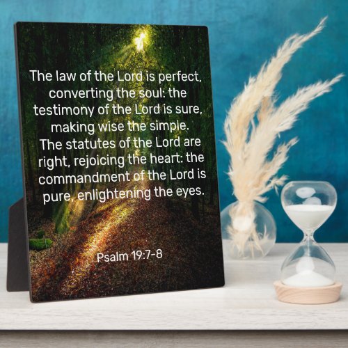 Psalm 197_8  Plaque