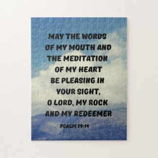 Psalm 19 Bible Study Bible Verse Jigsaw Puzzle