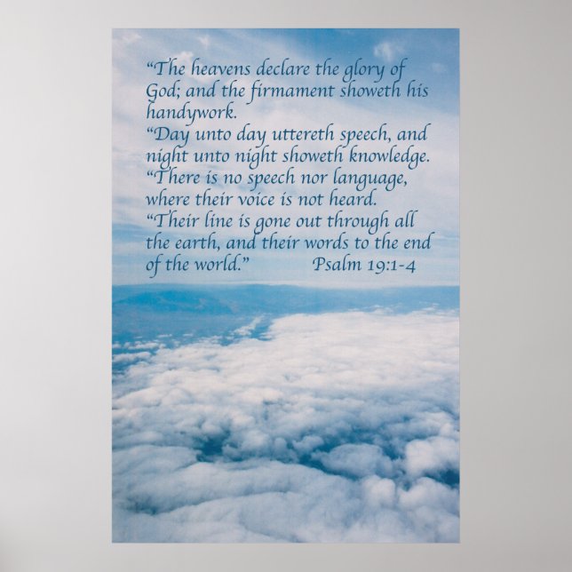 Psalm 19 poster (Front)