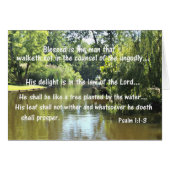 Psalm 1:1-3 Blessed is the man that walketh not in (Front Horizontal)