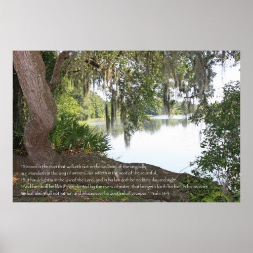 Psalm 11_3 Scripture Poster