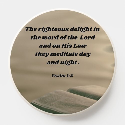 Psalm 12 Bible Verse And Bible Photo PopSocket