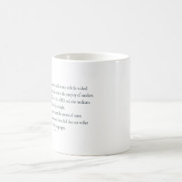 Psalm 1, does not walk in step with the wicked color morph mug 