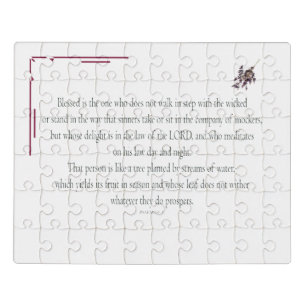 PSALM 1, does not walk in step with the wicked Jigsaw Puzzle