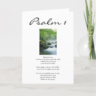 Psalm 1 - Happy Birthday Card