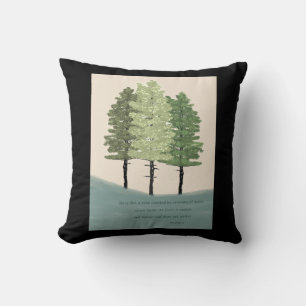 Psalm 1 He will  be like a tree Throw Pillow