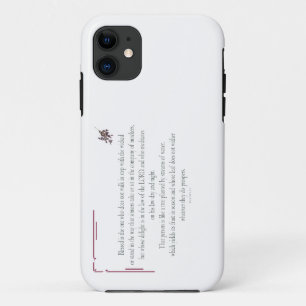 Psalm 1 Scripture Art - Blessed and Righteous iPhone 11 Case