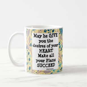 Psalm 20:4 Photo Daughter Graduation Coffee Mug
