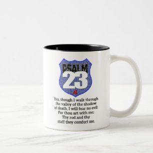 Psalm 23 1:4 The Lord is My Shepherd Two-Tone Coffee Mug