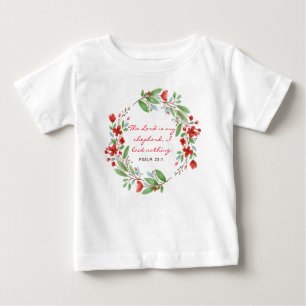 Psalm 23 : 1 - Bible Verse - Baby Top