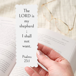 Psalm 23:1 Bible Verse, Encouraging Scripture,  Bookmarks
