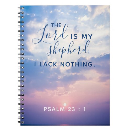 Psalm 231 Bible Verse Notebook