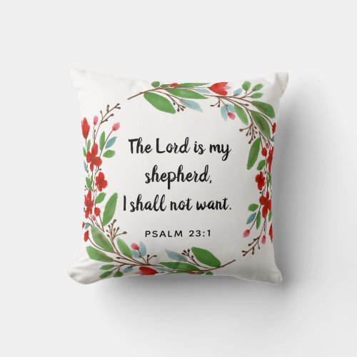 Psalm 231 Bible Verse _  Pillow