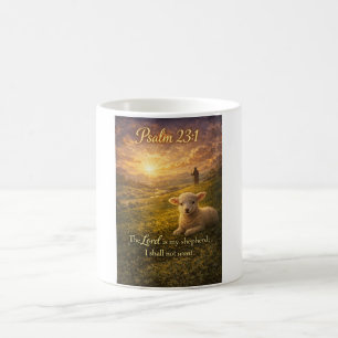 Psalm 23:1 Christian Lamb Coffee Mug