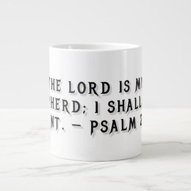 Psalm 23:1 Gift Mug (Front)