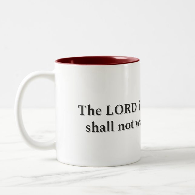 Psalm 23:1, Gift Mug (Left)