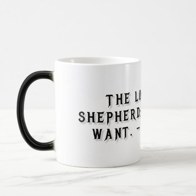 Psalm 23:1 Gift Mug (Left)
