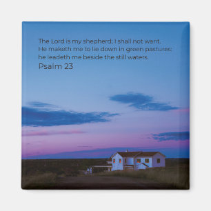 Psalm 23:1 KJV Scripture – Desert Faith Collection Magnet