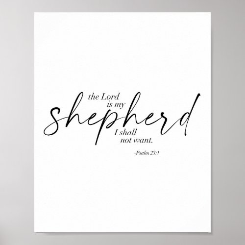 Psalm 231 poster