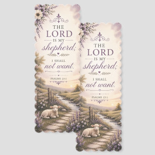 Psalm 23:1 Shepherd Scripture Glossy Bookmark
