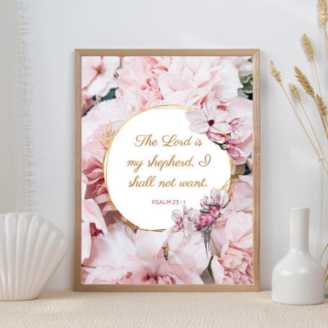 Psalm 23 : 1 - The Lord is my Sheperd Poster (Creator Uploaded)