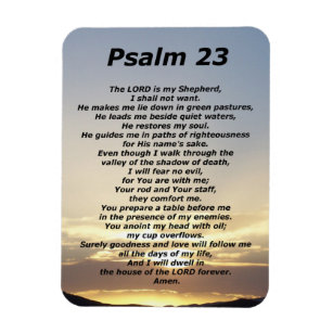 psalm 23 kjv printable