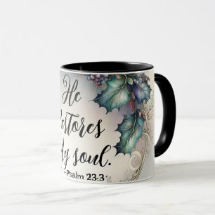 Psalm 23:3 mug