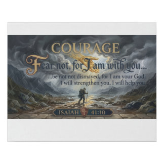 Psalm 23:4 Bible Verse Canvas | Christian Wall Art