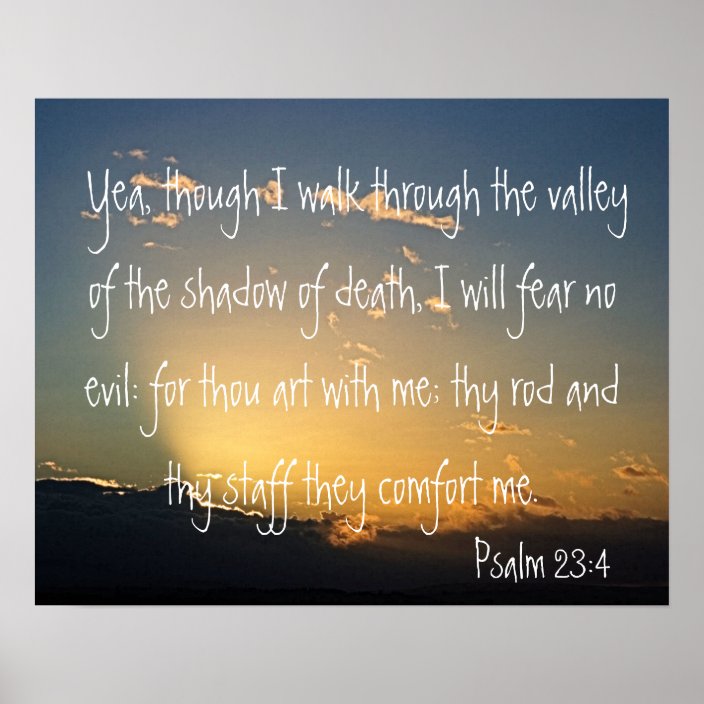 bible verse psalm 23 4
