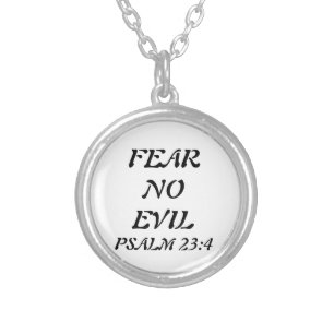 Psalm 23:4 Bible Verse Necklace
